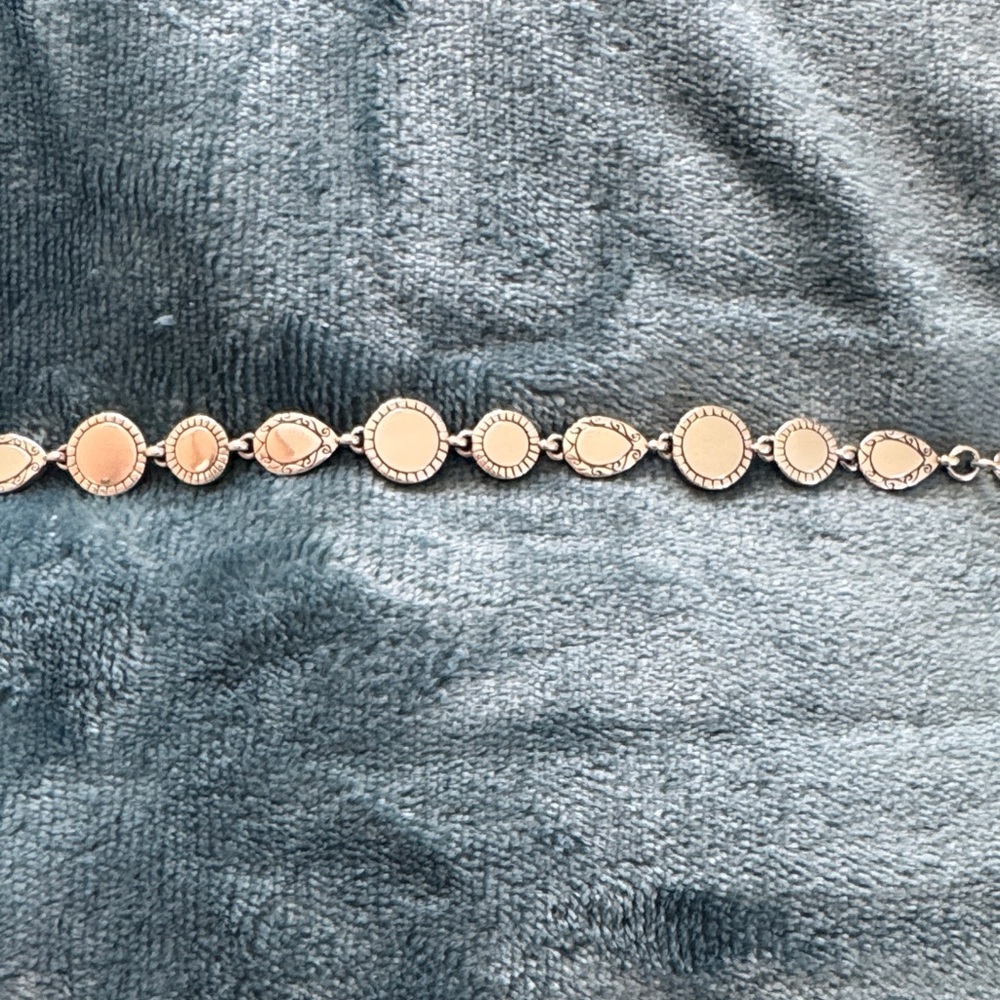 Brighton Silver and Purple Women's Bracelet - Picture 4 of 6